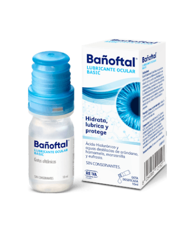 BAÑOFTAL LUBRIC OCULAR BASIC 0.15% 10 ML – foto del producto cada bañoftal lubric