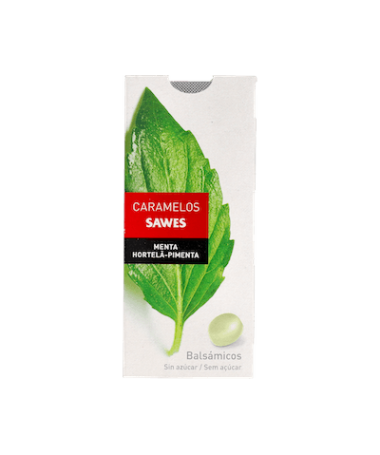 SAWES CARAMELOS MENTA S/AZ. BLISTER – foto del producto cada sawes caramelos