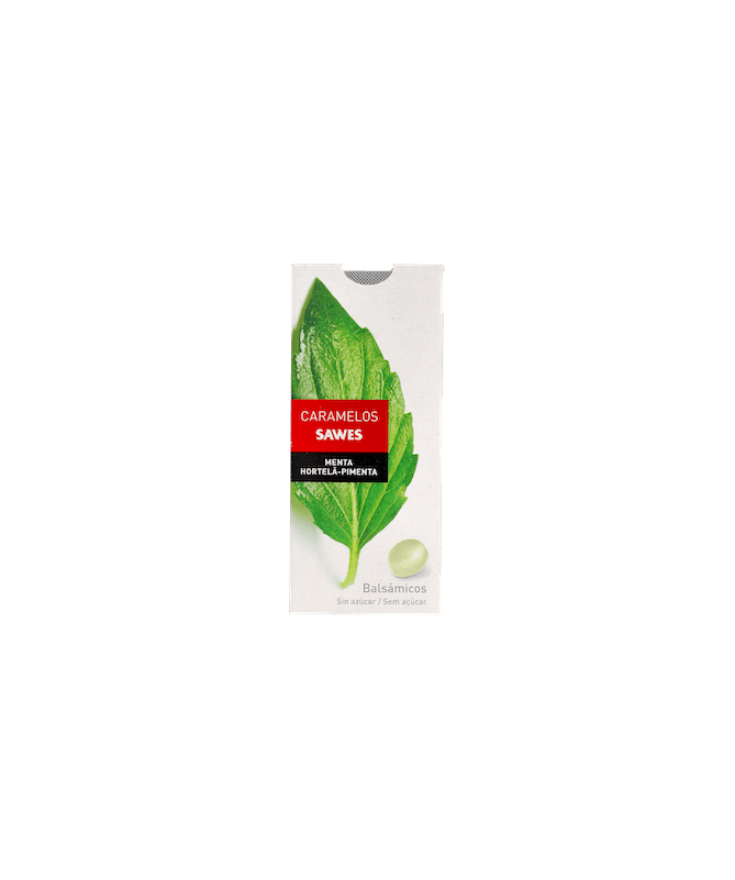 SAWES CARAMELOS MENTA S/AZ. BLISTER – foto del producto cada sawes caramelos