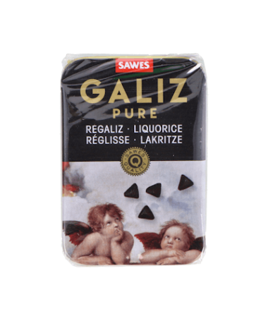 CARAMELOS SAWES GALIZ PURE REGALIZ 20G – foto del producto cada caramelos sawes