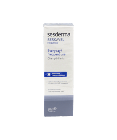 SESKAVEL CHAMPU FRECUENCIA 200 ML. – foto del producto champú seskavel agua