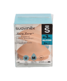 TETINA SUAVINEX ANTICOL FLUJO M SILI 2UD – foto del producto cada tetina suavinex