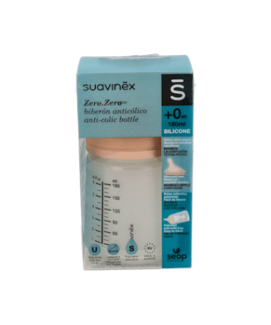 SUAVINEX BIBERON ANTICOLICO ZERO 180 ML – foto del producto cada suavinex biberon