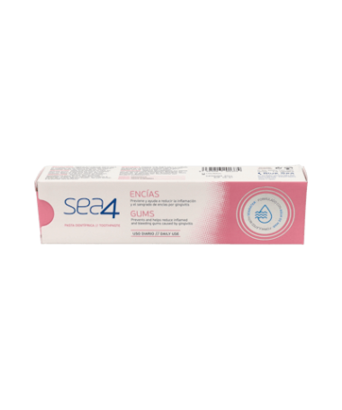 SEA4 PASTA DENTAL ENCIAS 75 ml – foto del producto cada sea4 pasta