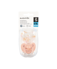 CHUPETE CLASICO TETINA ANAT 6-18M SIL 2U – foto del producto cada chupete clasico