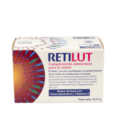 RETILUT 60 CAPSULAS – foto del producto ácido vitamina docosahexaenoico