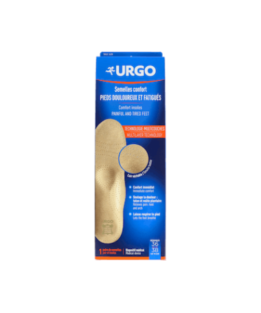 URGO PLANTILLAS CONFORT TALLA 36/38 – foto del producto cada urgo plantillas