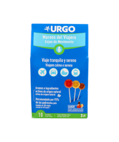 URGO MAREOS VIAJERO 10 PIRULETAS – foto del producto cada urgo mareos