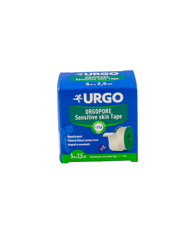URGOPORE ESPARADRAPO 5MX2.5CM – foto del producto cada urgopore esparadrapo
