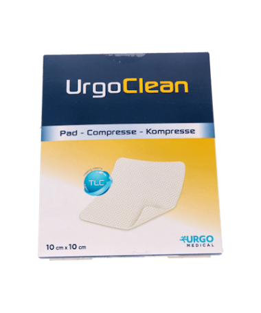 URGOCLEAN 10X10CM 3 APOSITOS – foto del producto cada urgoclean 10x10cm