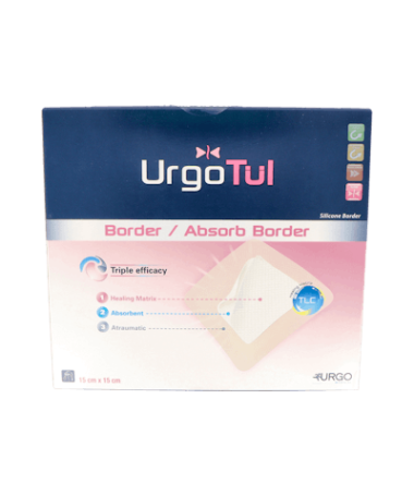 URGOTUL ABSORB BORDER 15CMX15CM 3APOSITO – foto del producto cada urgotul absorb