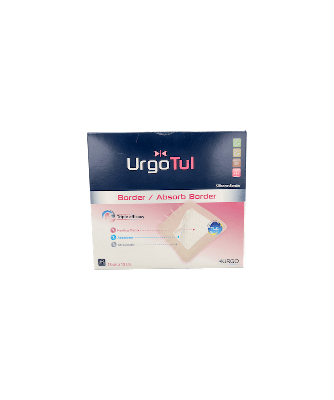 URGOTUL ABSORB BORDER 13CMX13CM 3APOSITO – foto del producto cada urgotul absorb