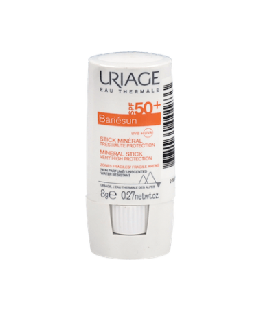 URIAGE BARIESUN SPF50+ STICK 8 GRAMOS – foto del producto cada uriage bariesun