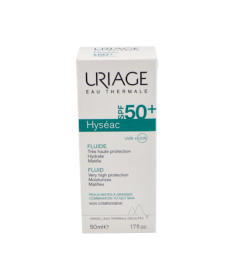 URIAGE HYSEAC SOLAR SPF50 FLUIDO 50 ML – foto del producto cada uriage hyseac