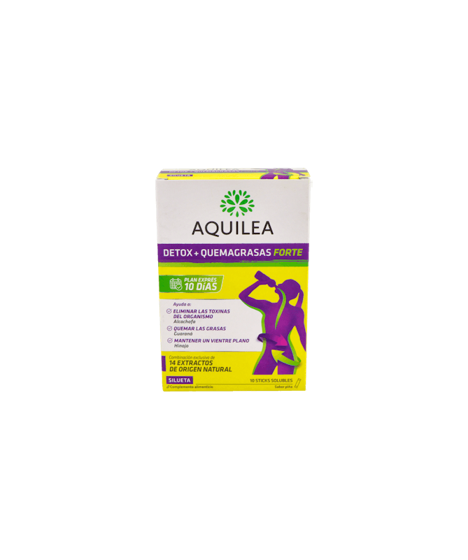 AQUILEA DETOX 10 STICKS – foto del producto extracto seco hojas