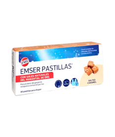 EMSER CARAMELO-SAL 30 PASTILLAS – foto del producto cada emser caramelo