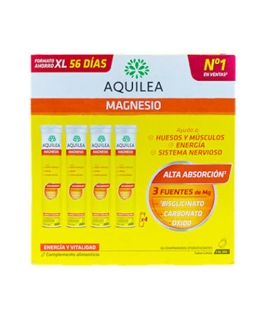 AQUILEA MAGNESIO XL 56 COMPR EFERV – foto del producto cada aquilea magnesio