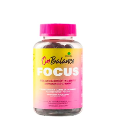 ONBALANCE FOCUS 60 GUMMIES CEREZA – foto del producto cada onbalance focus