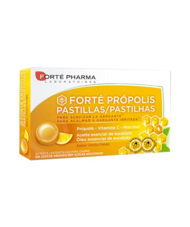 FORTE PROPOLIS PASTILLAS LIMON 24 UD – foto del producto forte propolis pastillas