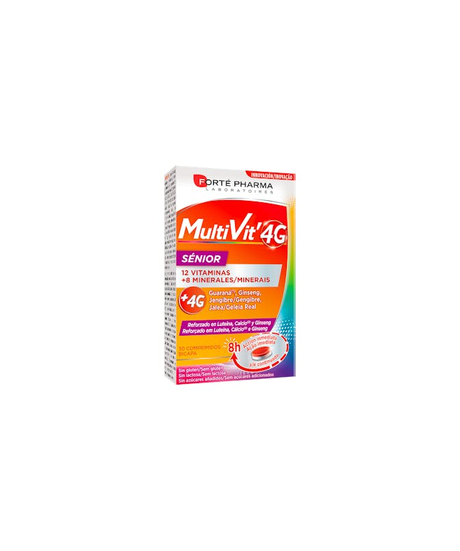 MULTIVIT 4G SENIOR 30 COMPRIMIDOS BICAPA – foto del producto cada multivit senior