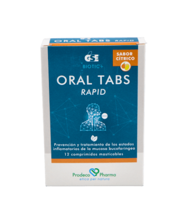 GSE ORAL TABS RAPID 12CPR MASTICABLES – foto del producto cada gse oral