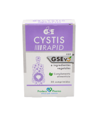 GSE CYSTITIS RAPID 30 COMPRIMIDOS – foto del producto cada gse cystitis