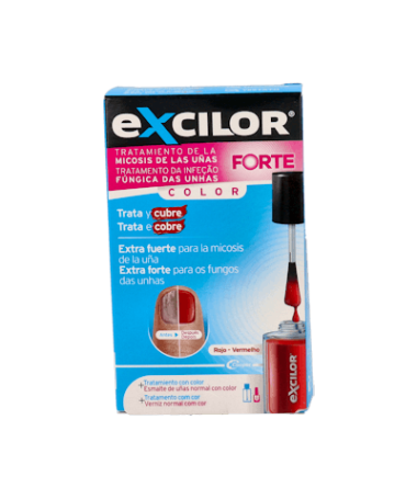 EXCILOR FORTE ROJO 30M+ESMALTE COSM 8ML – foto del producto cada excilor forte