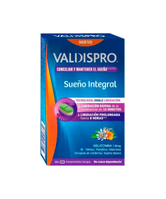 VALDISPRO SUEÑO INTEGRAL 30 COMP BICAPA – foto del producto cada valdispro sueño
