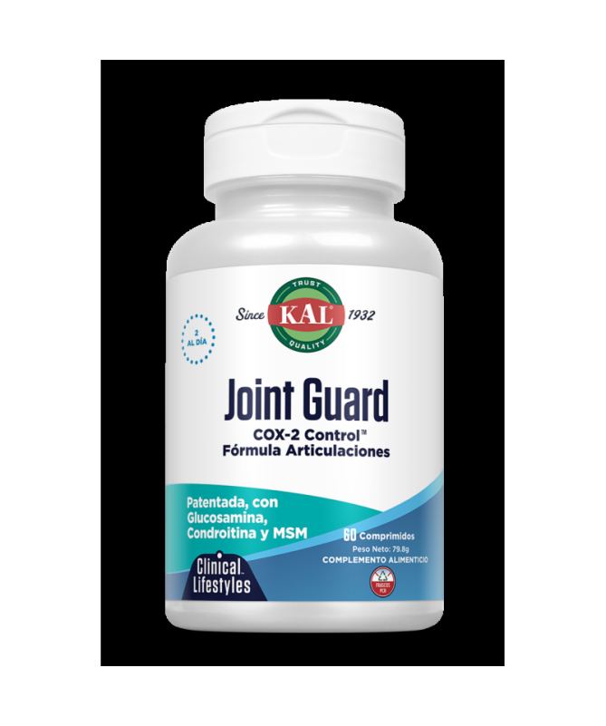 JOINT GUARD COX 2 CONTROL 60COMP KAL – foto del producto marisco glucosamina raíz