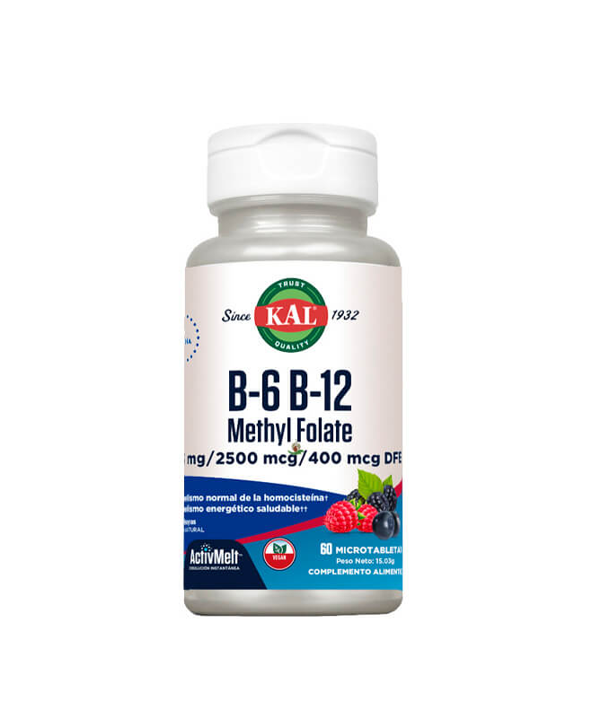 B6 B12 METHYL FOLATE 60 COMP SUBLINGUALES – foto del producto tienes contacta nuestro