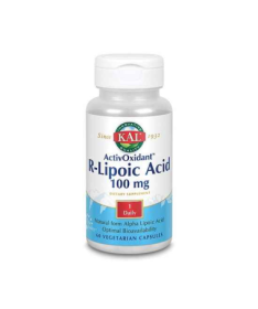R LIPOIC ACID ACTIVOXIDANT 60CAP – foto del producto cápsula celulosa ácido