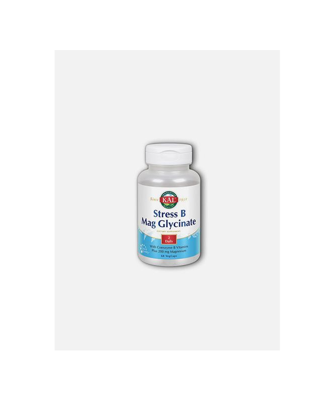 STRES B MAG GLYCINATE 60CAP VEG – foto del producto vitamina tiamina cápsula