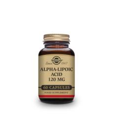 ACIDO ALFA LIPOICO 120MG 60VEGICAPS – foto del producto alfa lipoico cápsula