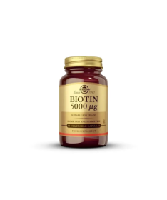 BIOTINA 5000MCG 100CAP – foto del producto biotina celulosa vegetal