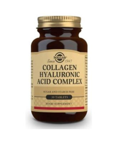 COLAGEN ACIDO HIALURONICO COMPLEX 120MG 30COMP – foto del producto colágeno celulosa vegetal