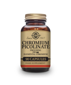CROMO PICOLINATO 200MCG 90CAP – foto del producto cromo picolinato cápsula