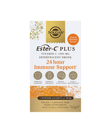 ESTER C EFERVESCENTE VIT C 1000MG 7SBRS – foto del producto vitamina fosfato sodio