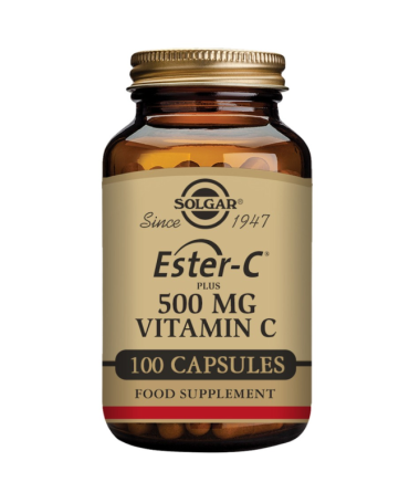 ESTER C PLUS 500MG 100VEGICAPS – foto del producto ester cápsula pulverizado