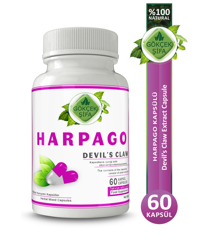 DEVIL CLAW HARPAGO 525MG 100VCAP – foto del producto harpagofito harpagofitum procumbens DEVIL CLAW HARPAGO 525MG 100VCAP – foto del producto harpagofito harpagofitum procumbens