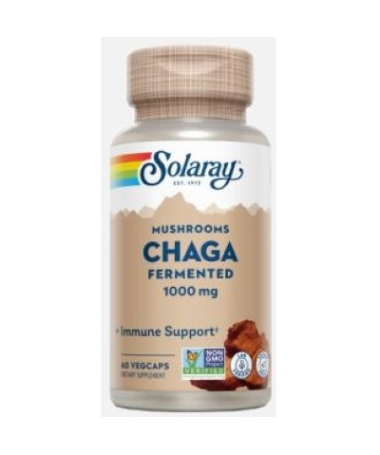 CHAGA FERMENTED 500MG 60VCAP – foto del producto chaga orgánico fermentado