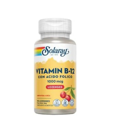 VIT B12 ACIDO FOLICO 1000MCG 90COMP SUBLINGUAL – foto del producto b12 ácido vitamina