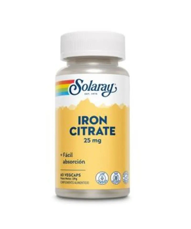 IRON CITRATO 25MG 60CAP – foto del producto citrato cápsula hoja IRON CITRATO 25MG 60CAP – foto del producto citrato cápsula hoja