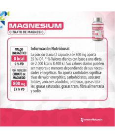MAGNESIUM CITRATO 180CAP – foto del producto magnesio citrato hoja