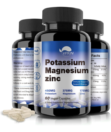 MAGNESIUM POTASSIUM 60 VEG CAPS – foto del producto tienes contacta nuestro