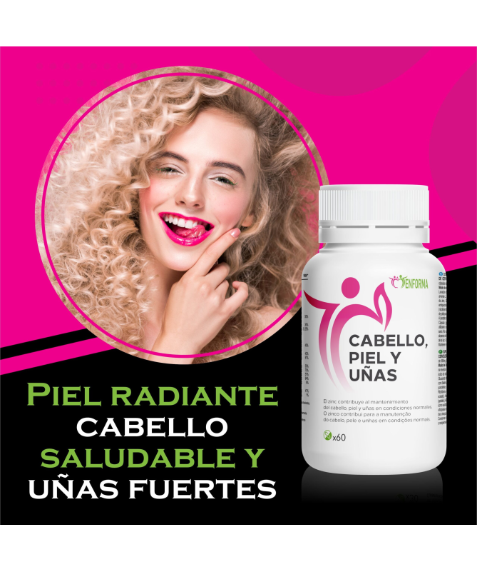PIEL CABELLO U AS 60VCAPS – foto del producto ácido citrato vitamina