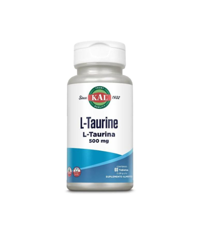L TAURINA 500MG 60CAP KAL – foto del producto taurina 500mg 60cap L TAURINA 500MG 60CAP KAL – foto del producto taurina 500mg 60cap