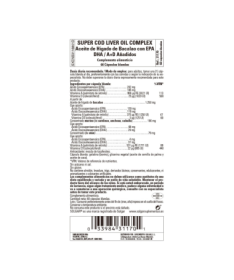 SUPER COD LIVER OIL COMPLEX 60CAP – foto del producto ácido vitamina dha