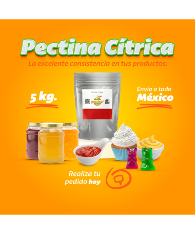 PECTINA CITRICA MODIFICADA 150GR – foto del producto pectina modificada cítrica