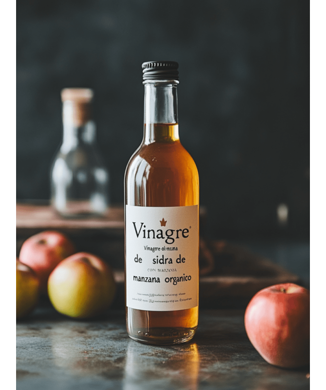 VINAGRE DE SIDRA DE MANZANA 150GR – foto del producto vinagre sidra manzana