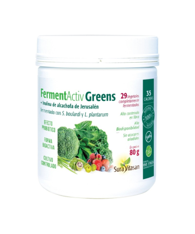 FERMENT ACTIV GREENS 80GR – foto del producto hoja oleracea mezcla